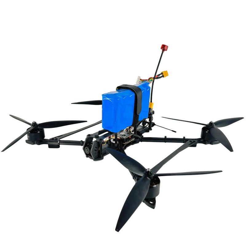 FPV дрон 8 дюймів BPK-8 VERESEN' (3W / 5.8 GHz / ELRS / 915 MHz / 8400 mAh / 2.5 kg) Камікадзе з АКБ